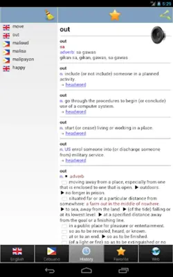 Cebuano best dict android App screenshot 0
