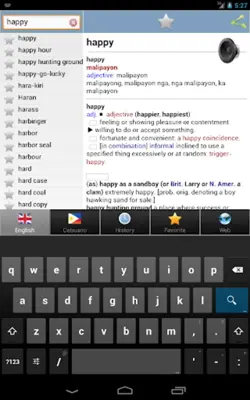 Cebuano best dict android App screenshot 3